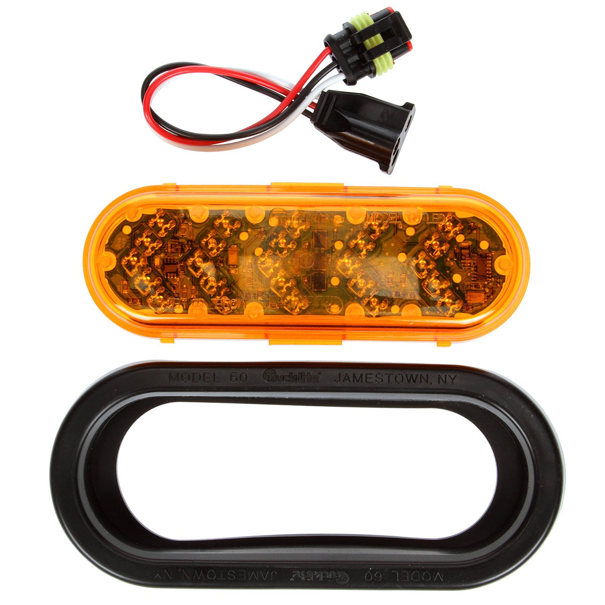 Truck-Lite, Truck-lite 6" Oval Amber Sequential Arrow LED Light