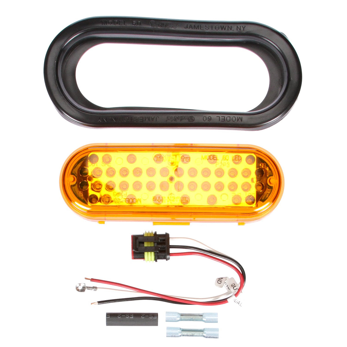 Truck-Lite, Truck-lite 6" Oval Amber Strobe LED Light