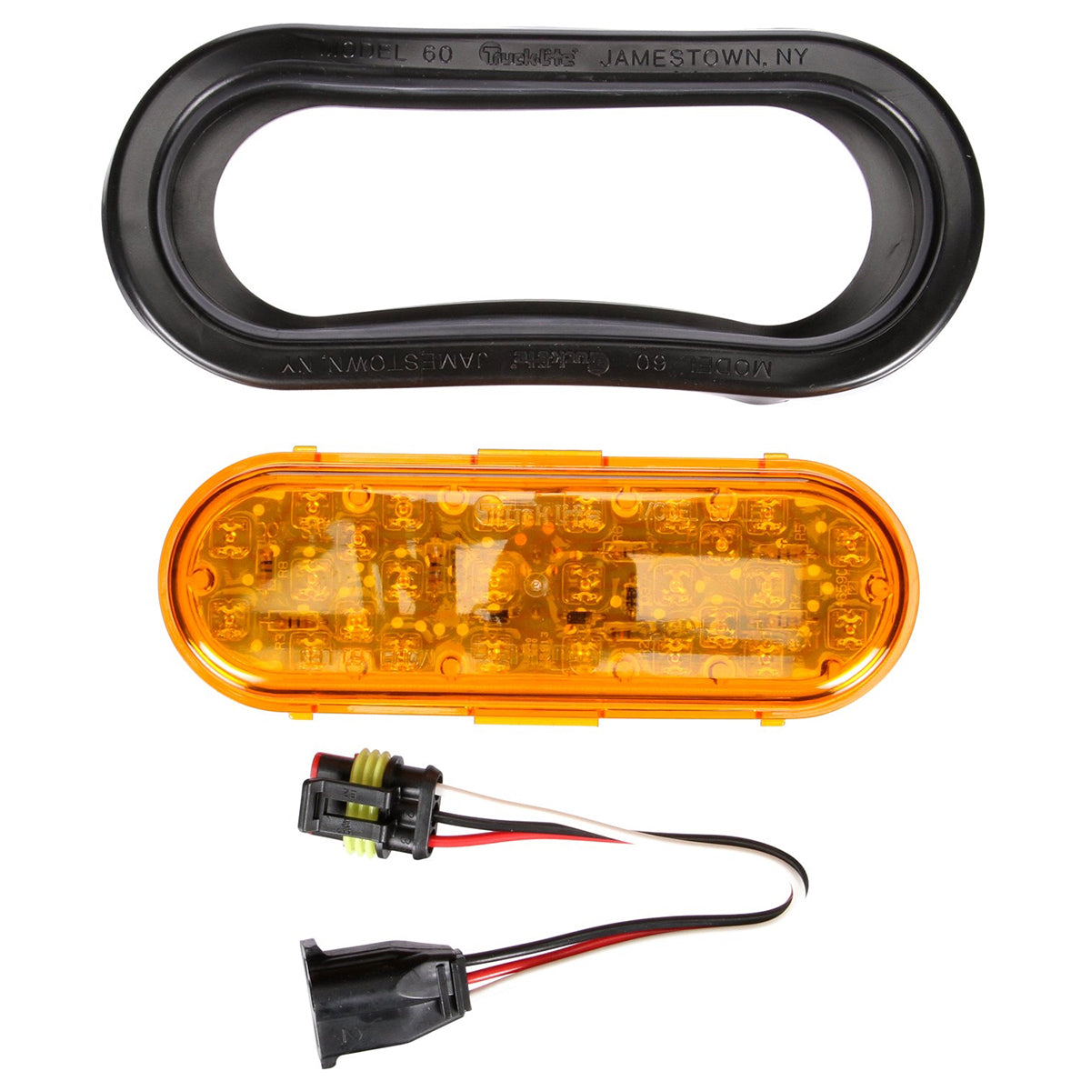 Truck-Lite, Truck-lite 6" Oval Amber Turn Signal LED LED Light