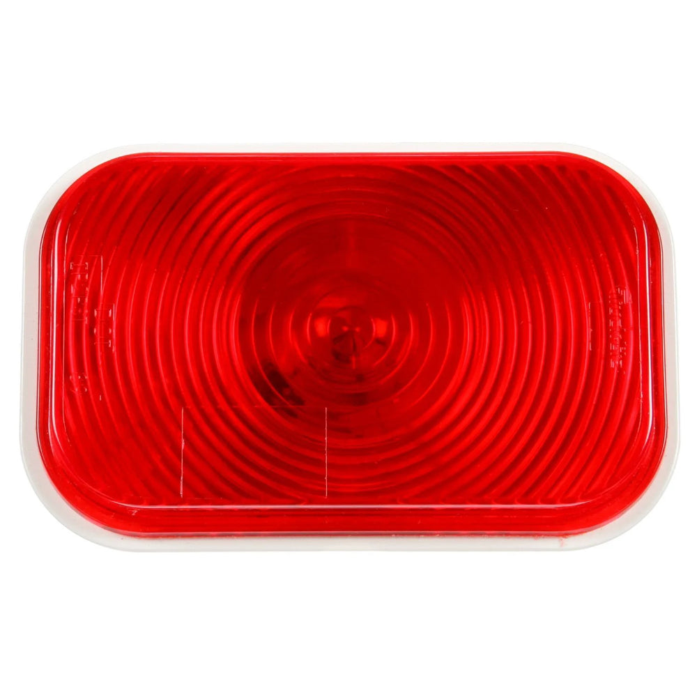 Truck-Lite, Truck-lite Super 45 Incandescent Red Rectangular 12V Stop/Turn/Tail Light w/ Black Grommet Mount