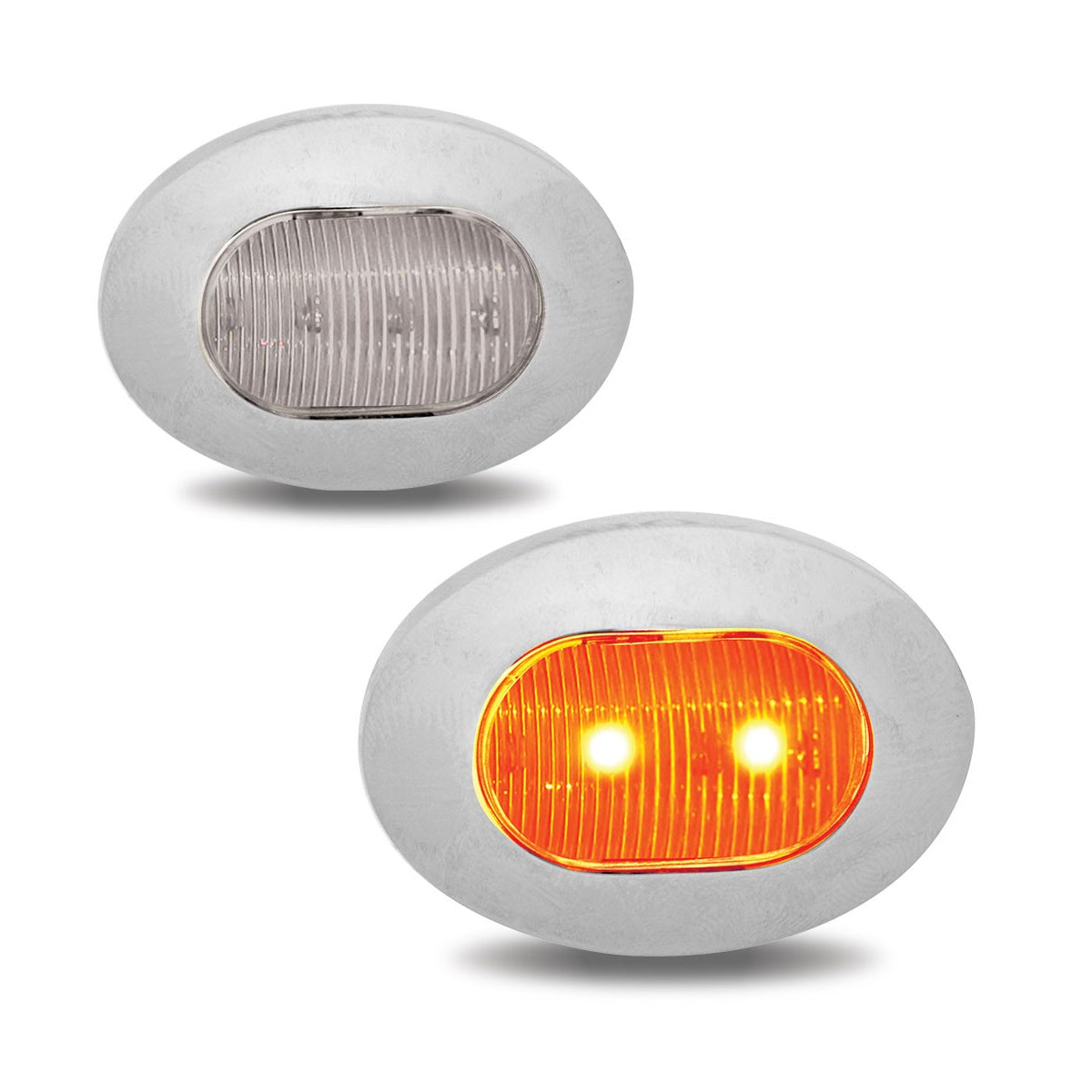 Trux, Trux .75" Oval Dual Revolution Light (Color Options)