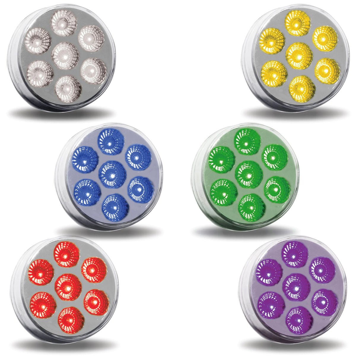 Trux, Trux 2" Round Dual Revolution Light (Color Options)