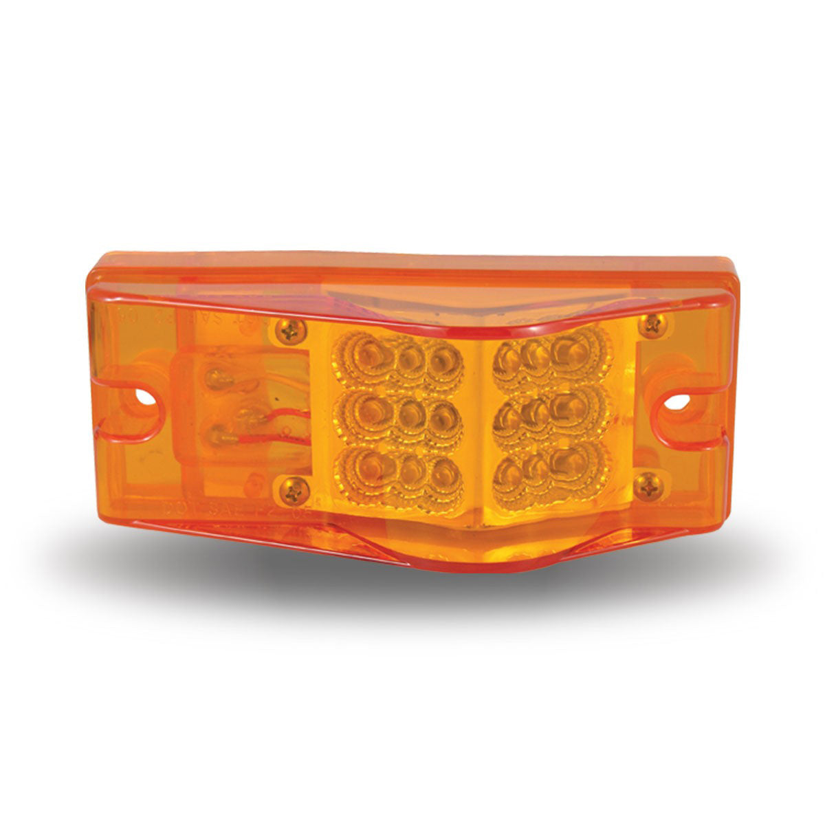 Trux, Trux Amber LED 2" x 6" Mid-Turn Surface Mount Rectangle Light