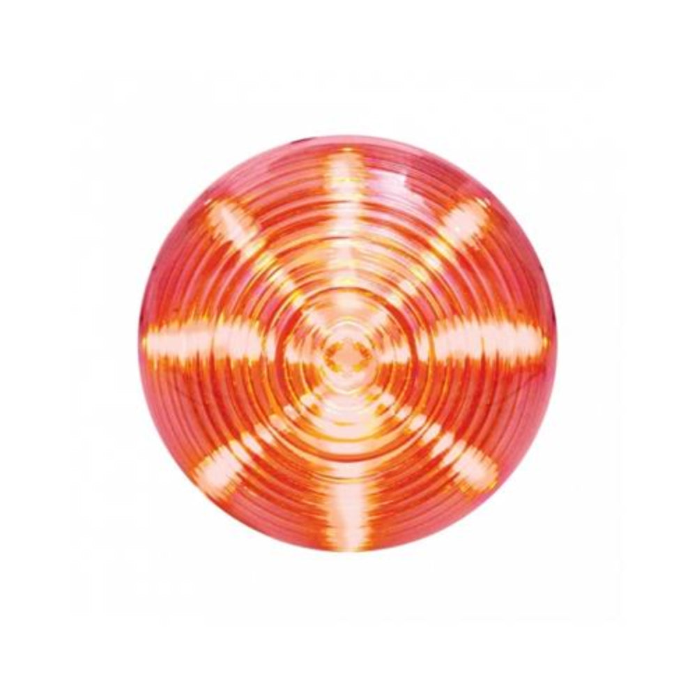 United Pacific, United Pacific 13 LED 2-1/2" Beehive Clearance/Marker Light - Red LED/Clear Lens