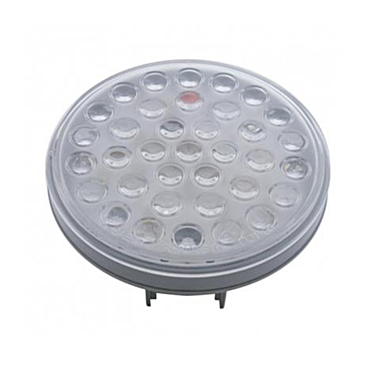 United Pacific, United Pacific - 36 LED 4" Round Light (Stop, Turn & Tail) - Red/Clear Lens