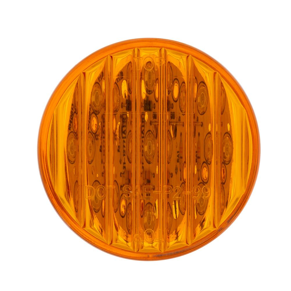 United Pacific, United Pacific 9 LED 2" Clearance/Marker Light - Amber LED/Amber Lens