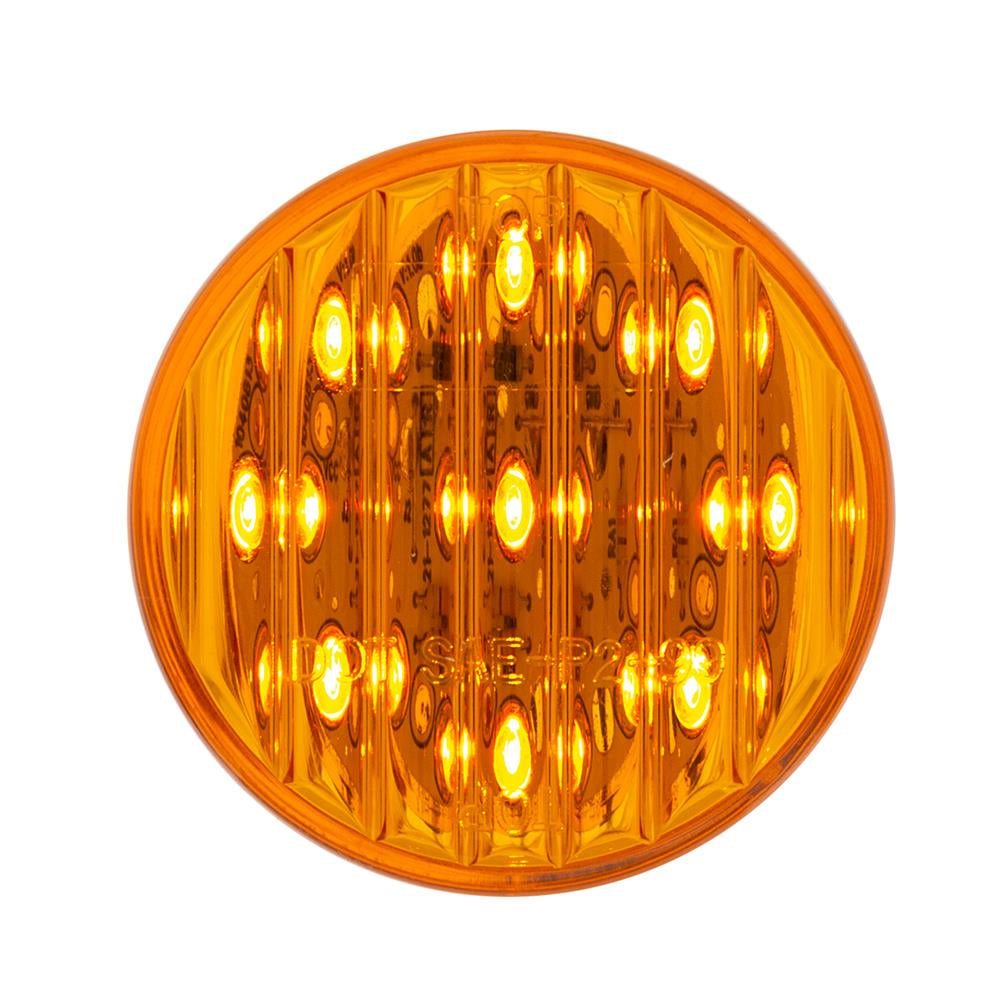 United Pacific, United Pacific 9 LED 2" Clearance/Marker Light - Amber LED/Amber Lens