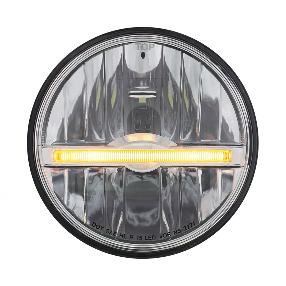 United Pacific, United Pacific Headlight with 9 LED Amber or White Position Light Bar