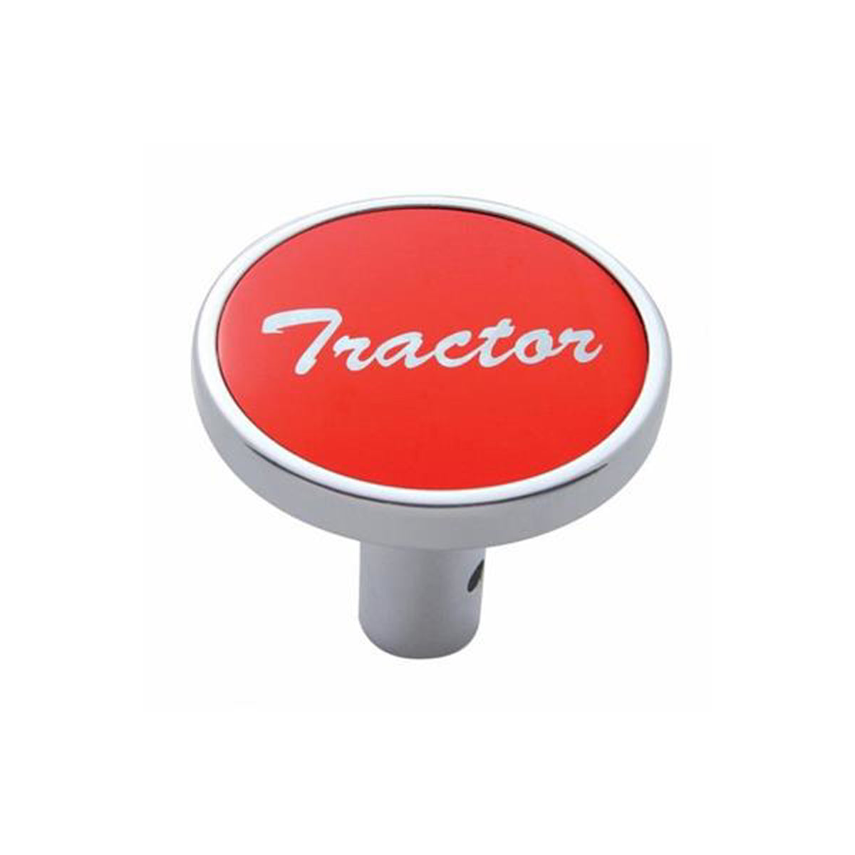 United Pacific, United Pacific - Red "Tractor" Long Air Valve Aluminum Knob