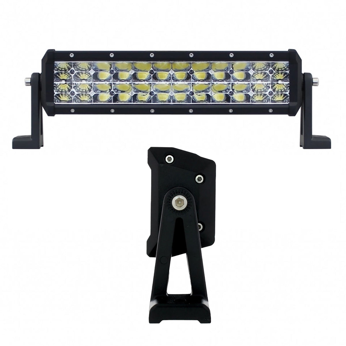 United Pacific, United Pacific Reflector Series - 4 Row LED Light Bar 8"