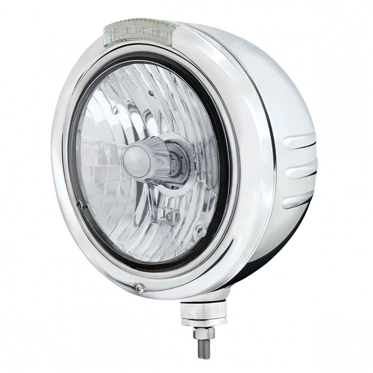 United Pacific, United Pacific Stainless Classic Embossed Stripe Headlight