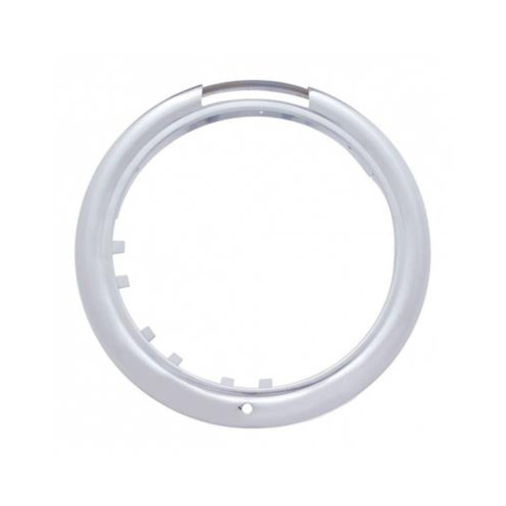 United Pacific, United Pacific Stainless Steel Classic Style Headlight Bezel with Turn Signal Cutout