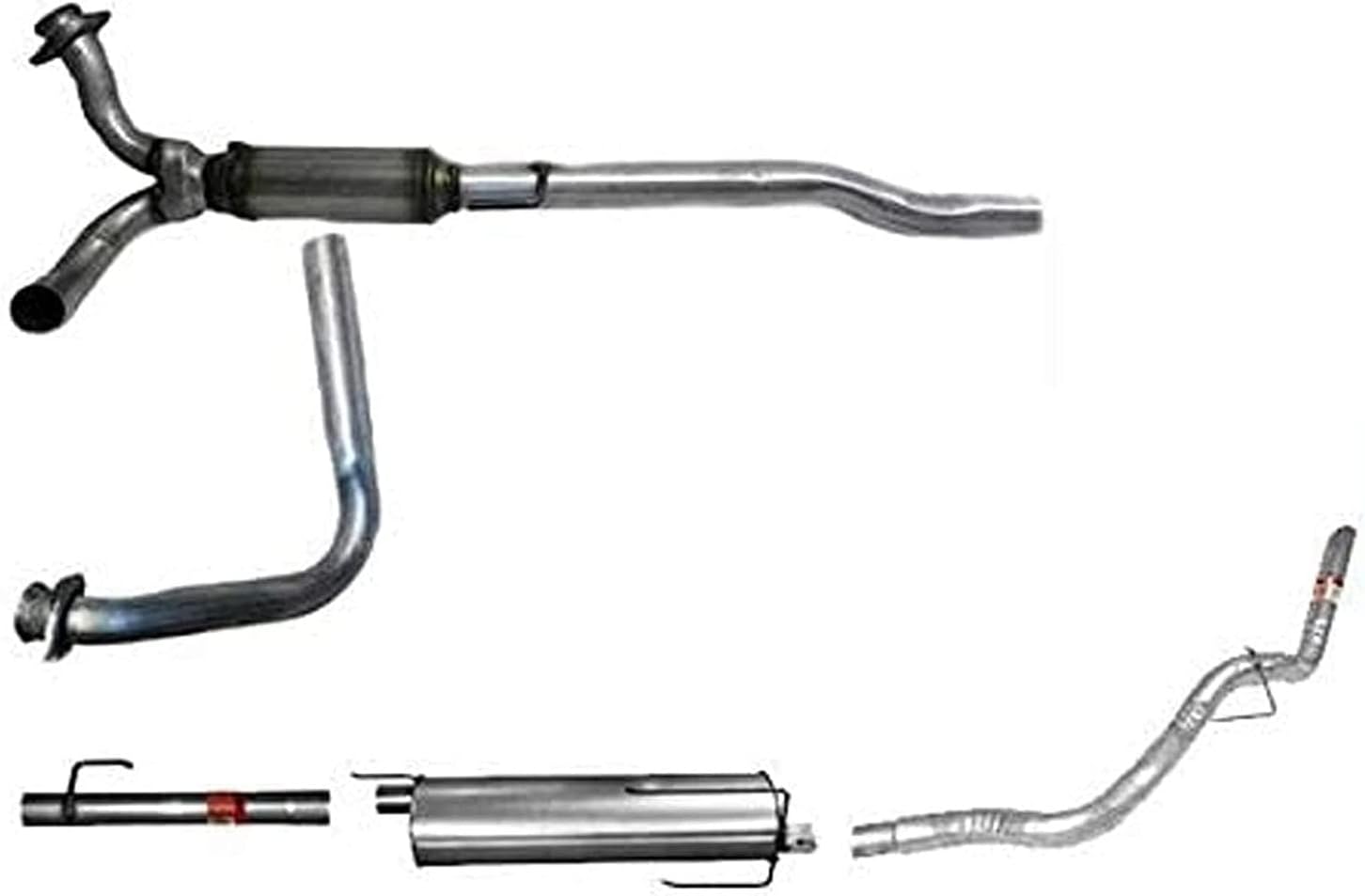 BRAND, CAT-BACK SYSTEMS, CATEGORY, MAC, 02-03 Ram Pick Up 1500 4x4 4.7L Muffler Exhaust System 120.5 & 140.5 Wheel Base