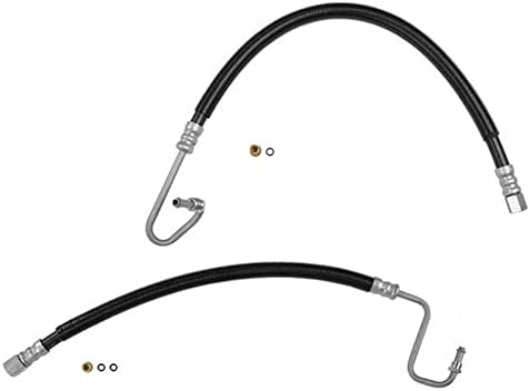 BRAND, CATEGORY, MAC, PRESSURE HOSES, (2) Power Steering Pressure Hose Replacement Part for 97-02 Ram Pick Up 2500 With Hydroboost