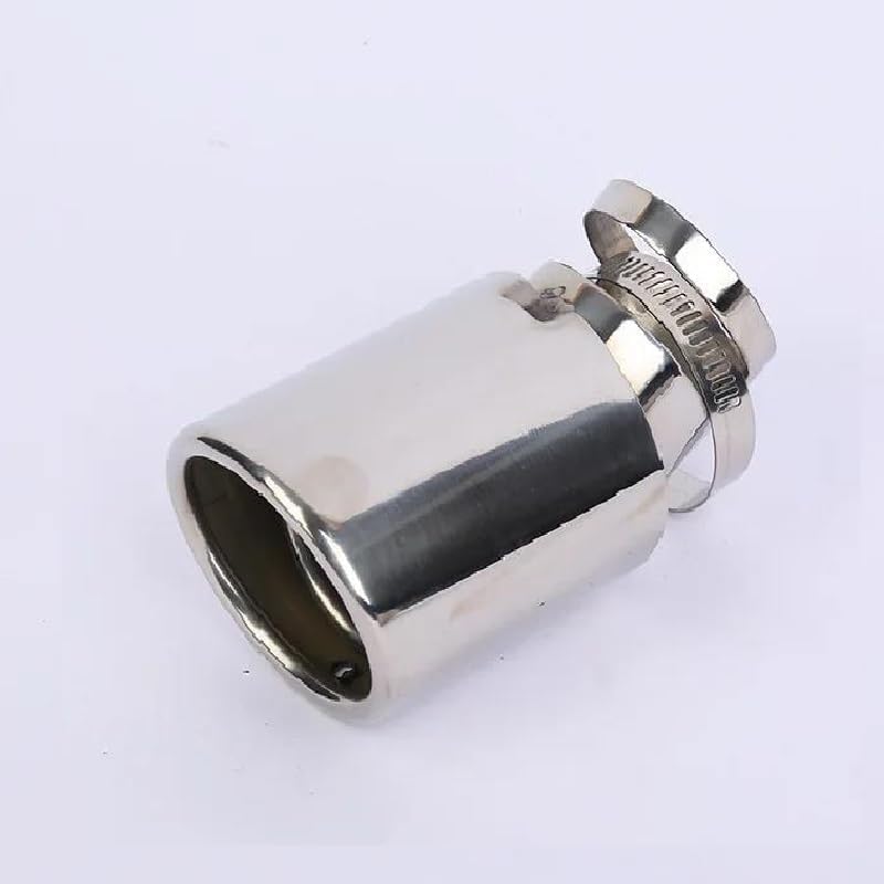 BRAND, CATEGORY, MUFFLERS, XIYYANUS, Car Exhaust Muffler Tail Pipe, Car Rear Exhaust Pipe 1Pcs Stainless Steel Car Rear Round Exhaust Pipe Tail Throat Muffler Tip Accessories Tail Throat Pipe