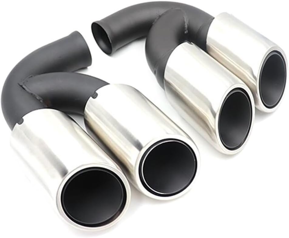 BRAND, CATEGORY, MUFFLERS, WGQSEXDY, Compatible For Cayenne 10-14 Year Round 304 Stainless Steel Car Accessories Exhaust Muffler Tip Silencer Tail Pipe