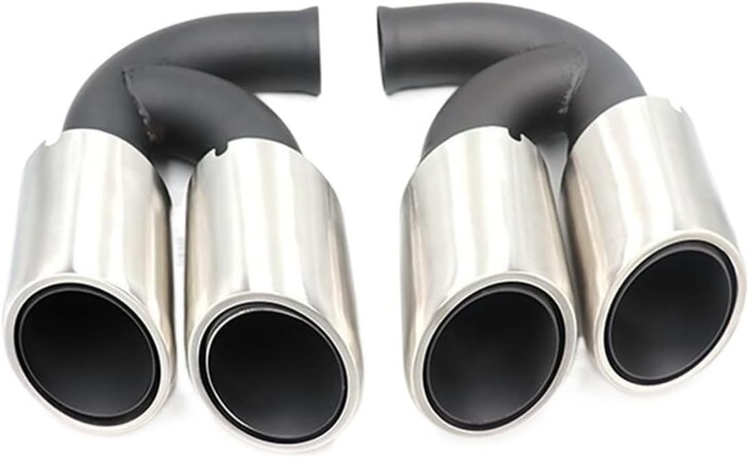 BRAND, CATEGORY, MUFFLERS, WGQSEXDY, Compatible For Cayenne 10-14 Year Round 304 Stainless Steel Car Accessories Exhaust Muffler Tip Silencer Tail Pipe